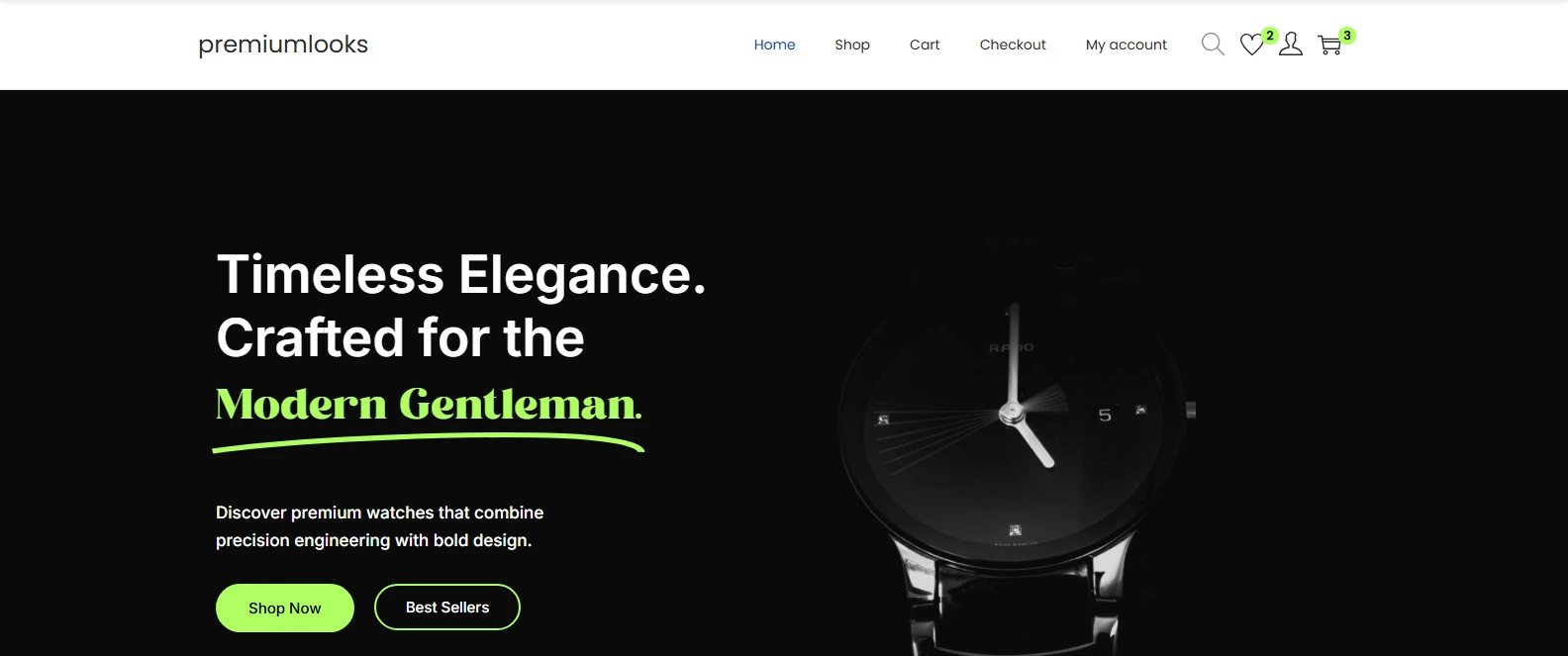Watch Store Website